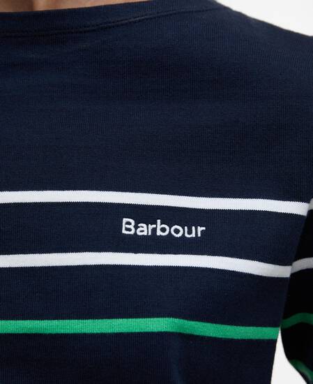 Hawkins Striped Long-Sleeved T-Shirt Navy Stripe Hawkins Striped Long-Sleeved T-Shirt Navy Stripe