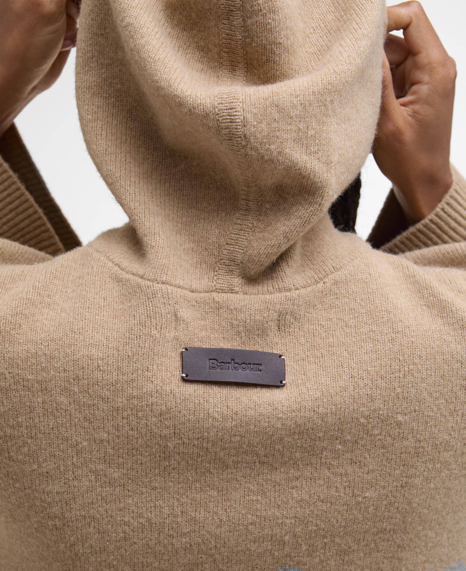 Evette Oversized Knitted Hoodie image number 5