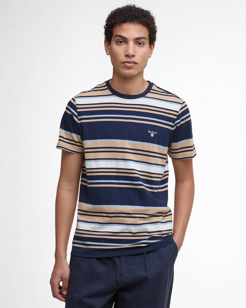 Aickmen Tailored Striped T-Shirt