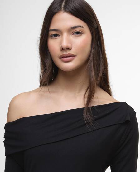 Maglia a spalle scoperte Juliana Black