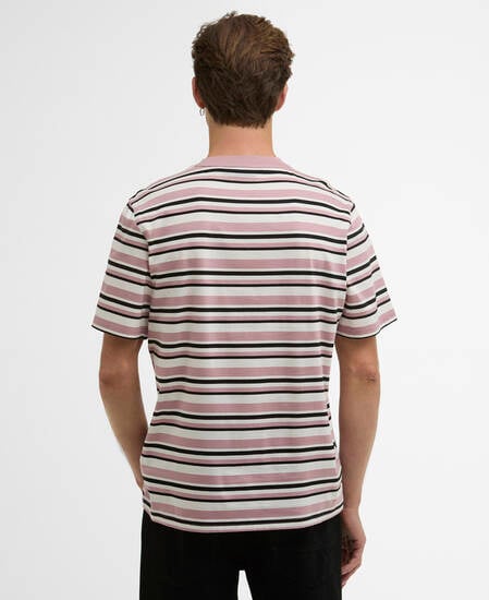 T-Shirt Burnwood Striped Woodrose