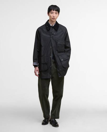 Wachsjacke Oversized Solway Black