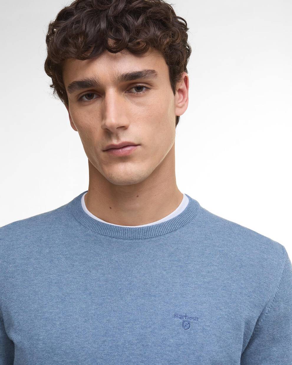 Maglione girocollo in cotone Pima