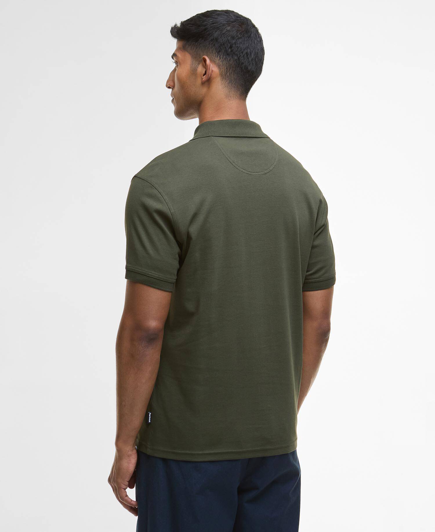 Thornaby Tailored Polo Shirt Mid Olive image number 2