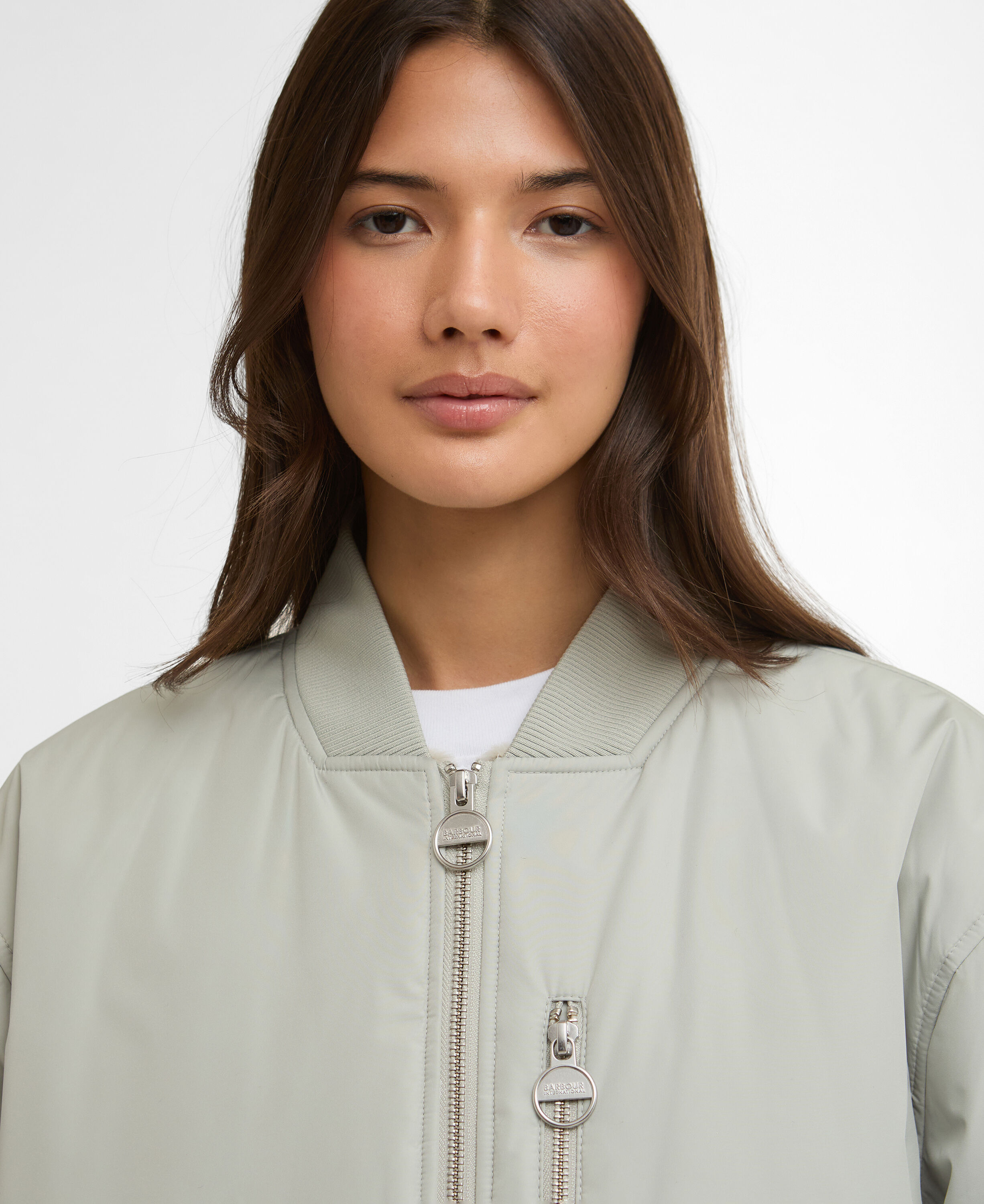 Kuala Showerproof Bomber Jacket Glacier Grey
