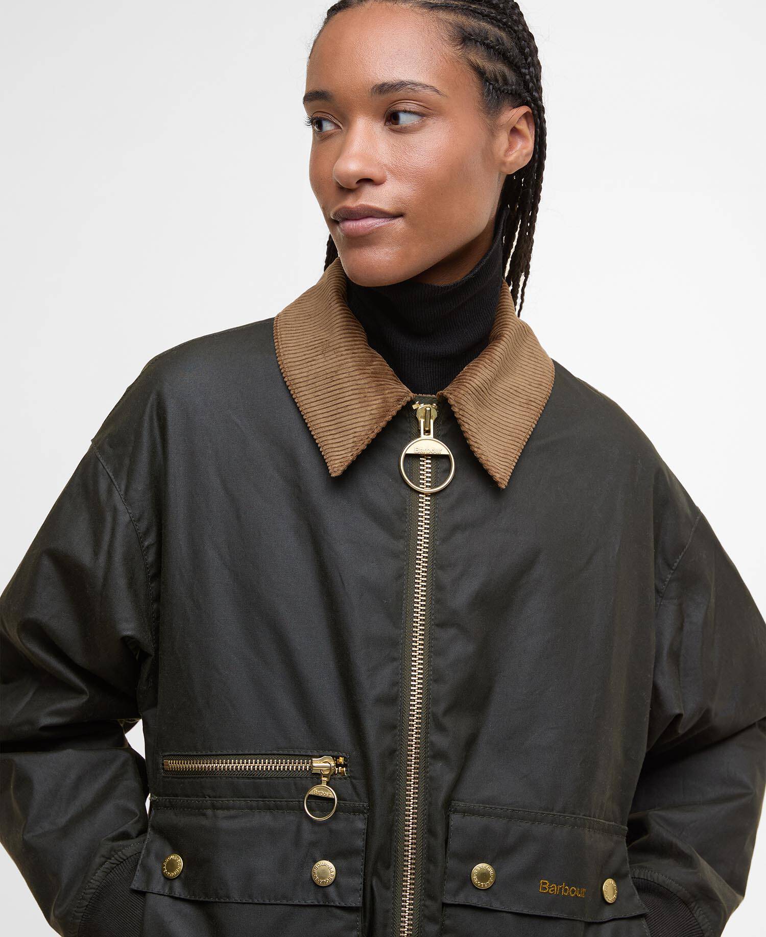 Maxine Waxed Bomber Jacket image number 4