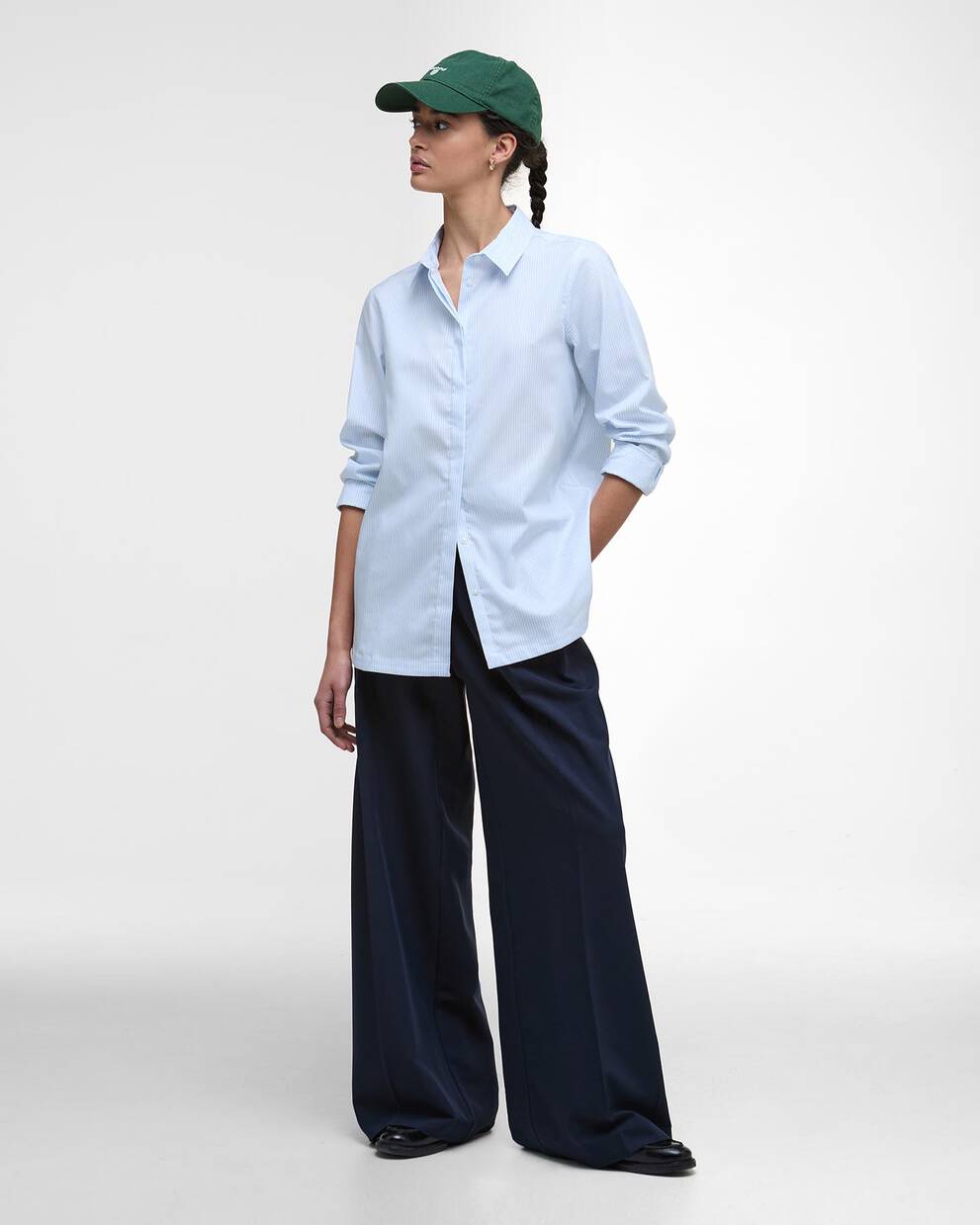 Camicia Claydon con motivo a righe dalla vestibilit&agrave; comoda