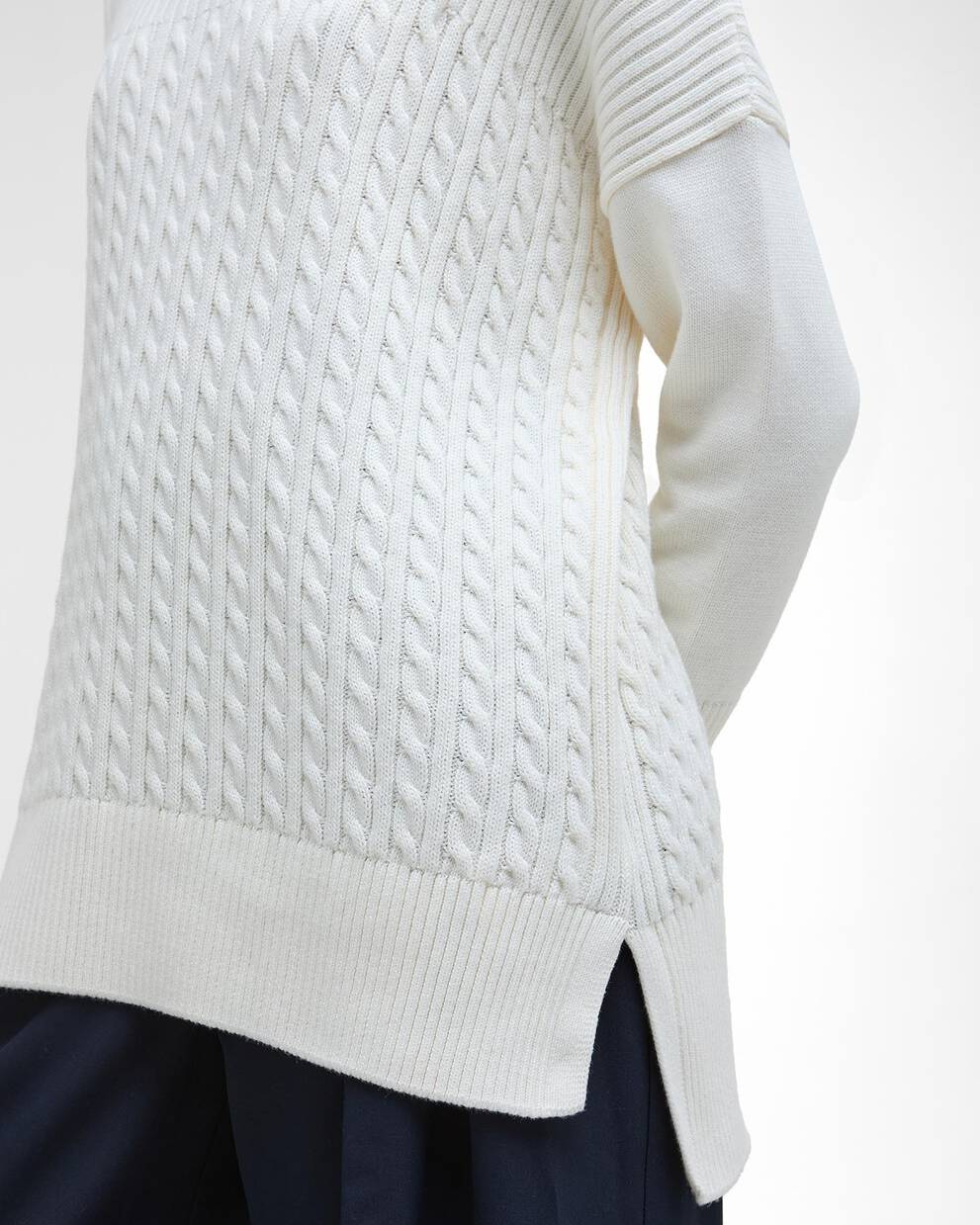 Stitch Guernsey Cape