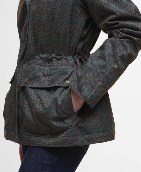 Dixon Waterproof Jacket Gardenia Tweed