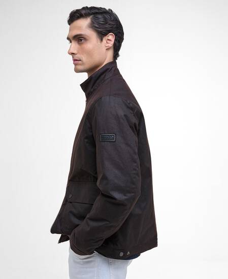 Wachsjacke Lutlaw Harrington Rustic