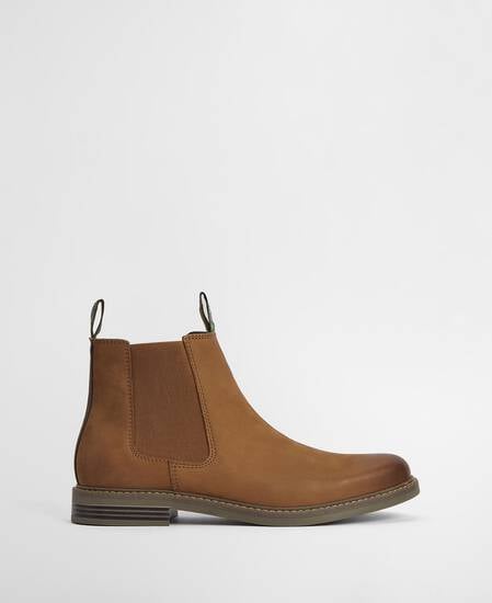 Farsley Chelsea Boots Dark Tan