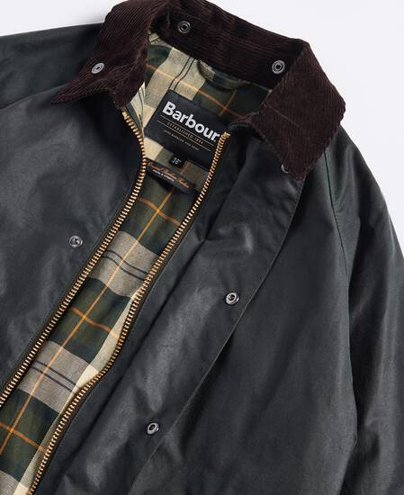 Modified Exmoor Waxed Coat Sage