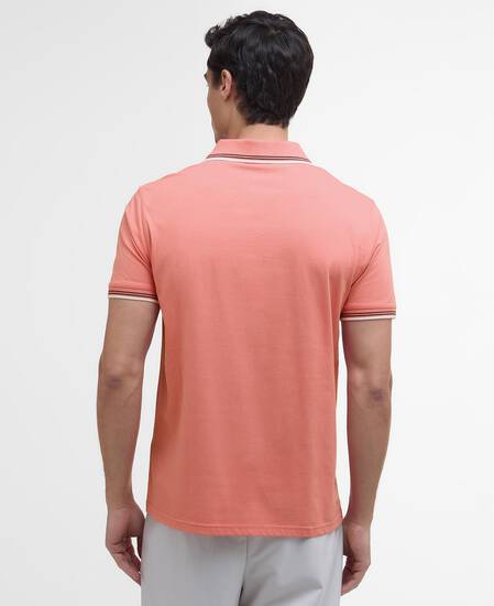 Ethan Polo Shirt Coral Ethan Polo Shirt Coral