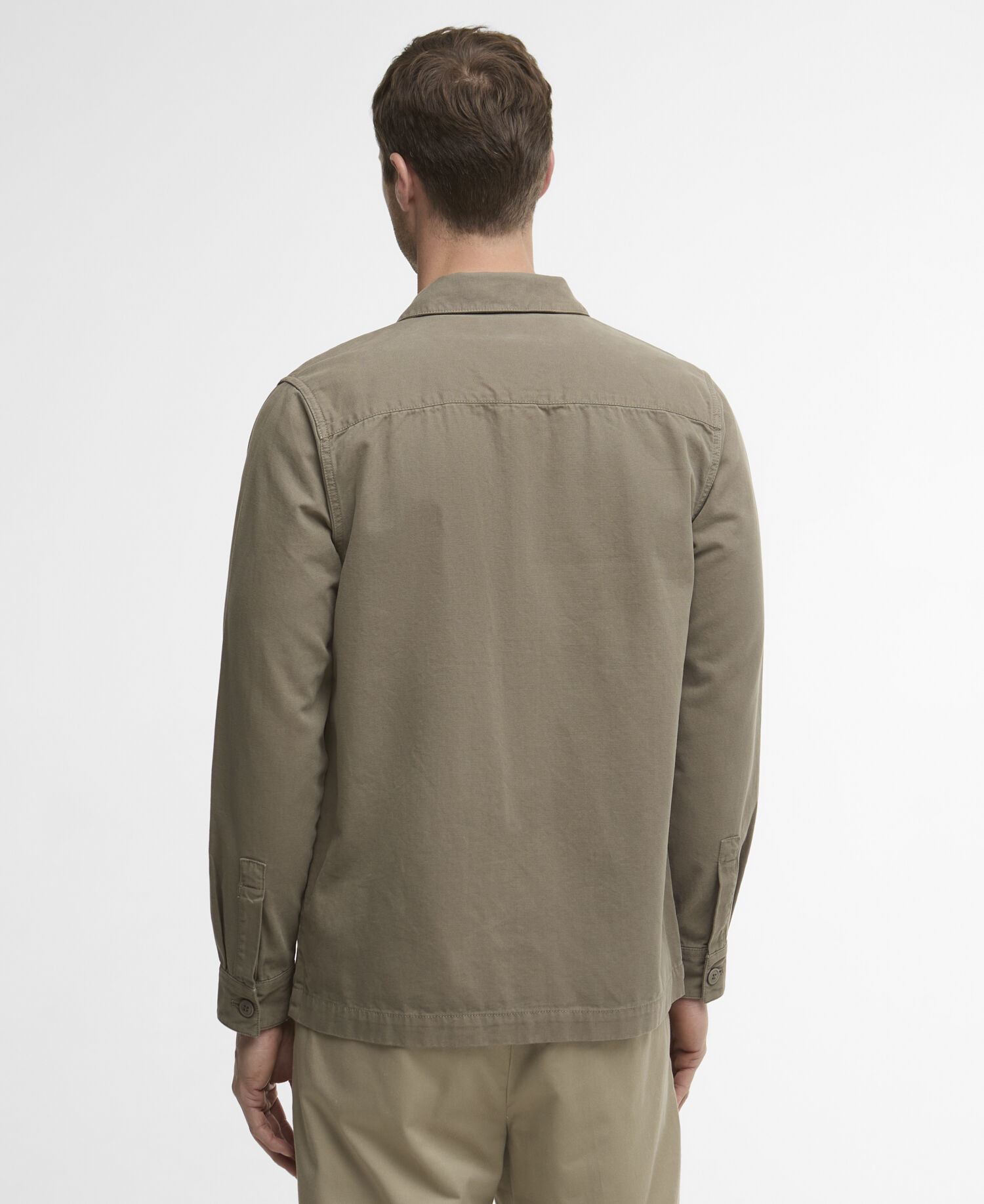 Overshirt Washed Cotton Smokey Olive