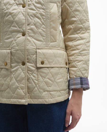 Summer Beadnell Quilted Jacket Pearl