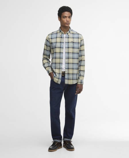Lewis Tailored Long-Sleeved Shirt Highland Loch Tartan