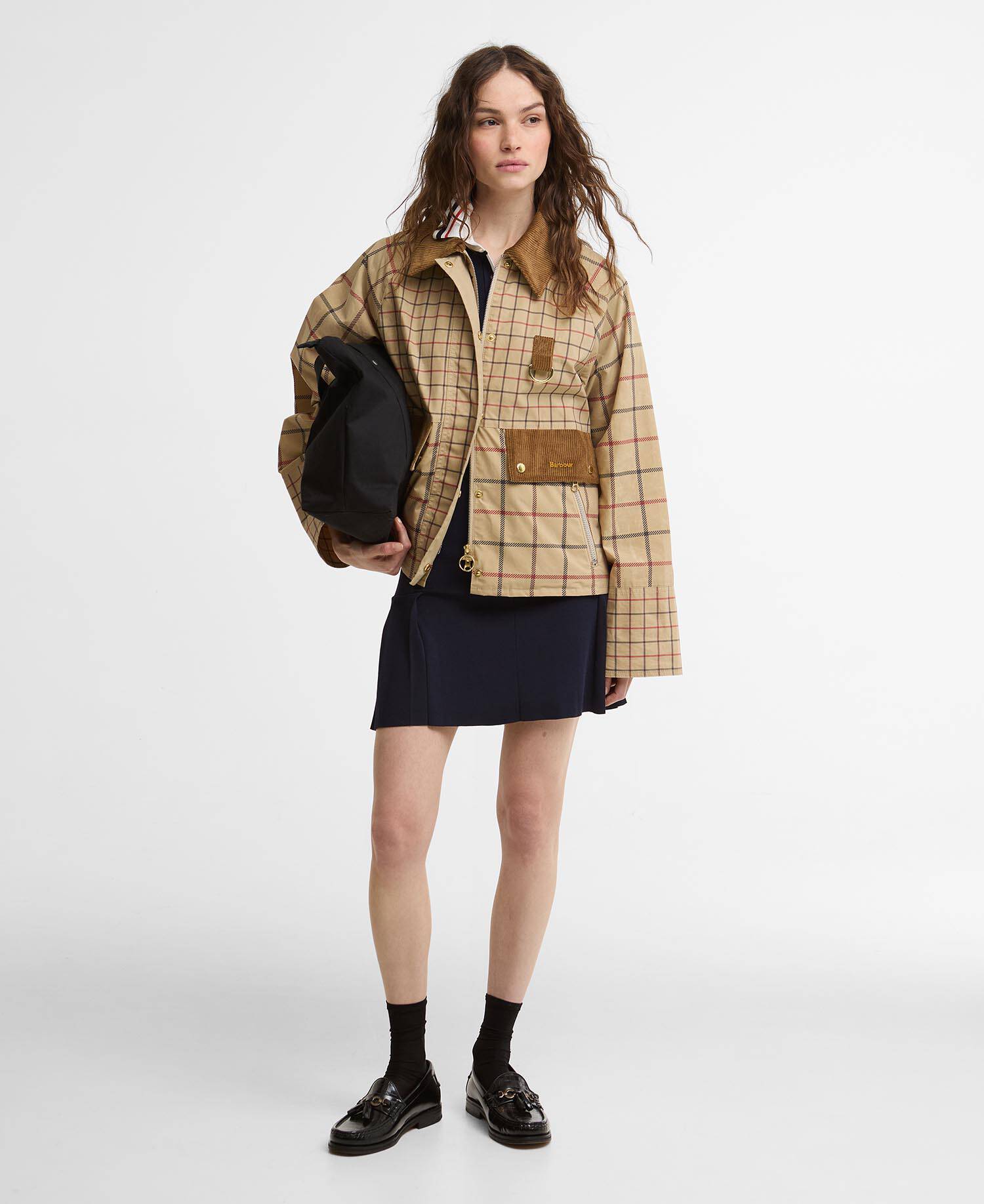 Mackworth Check Casual Jacket Beige Tattersall image number 1