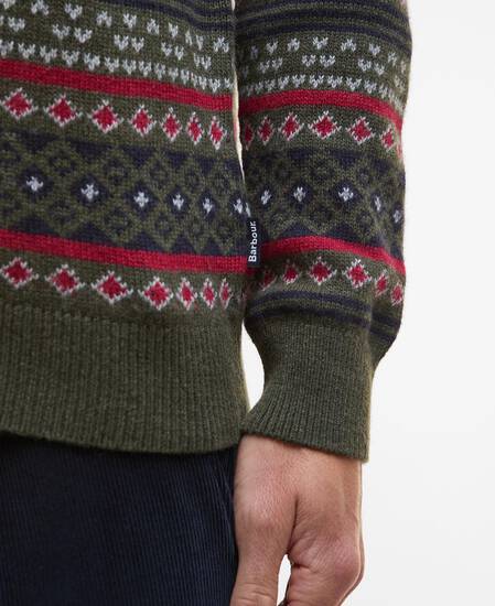 Easdale Fair Isle Crew Neck Jumper Duffle Bag