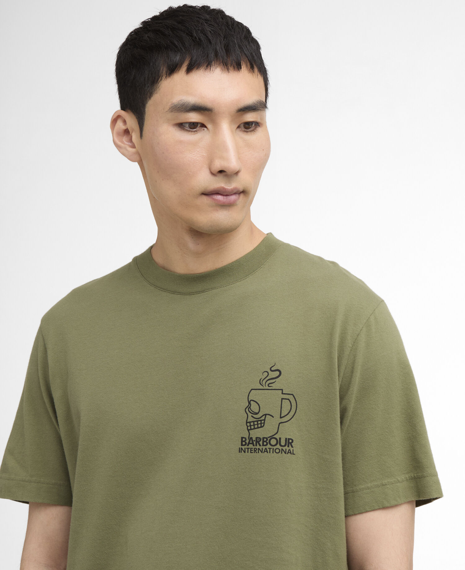 T-Shirt Staithes Graphic Olvine