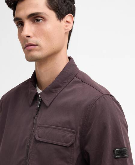 Maze Peached Overshirt Java Red Maze Peached Overshirt Java Red