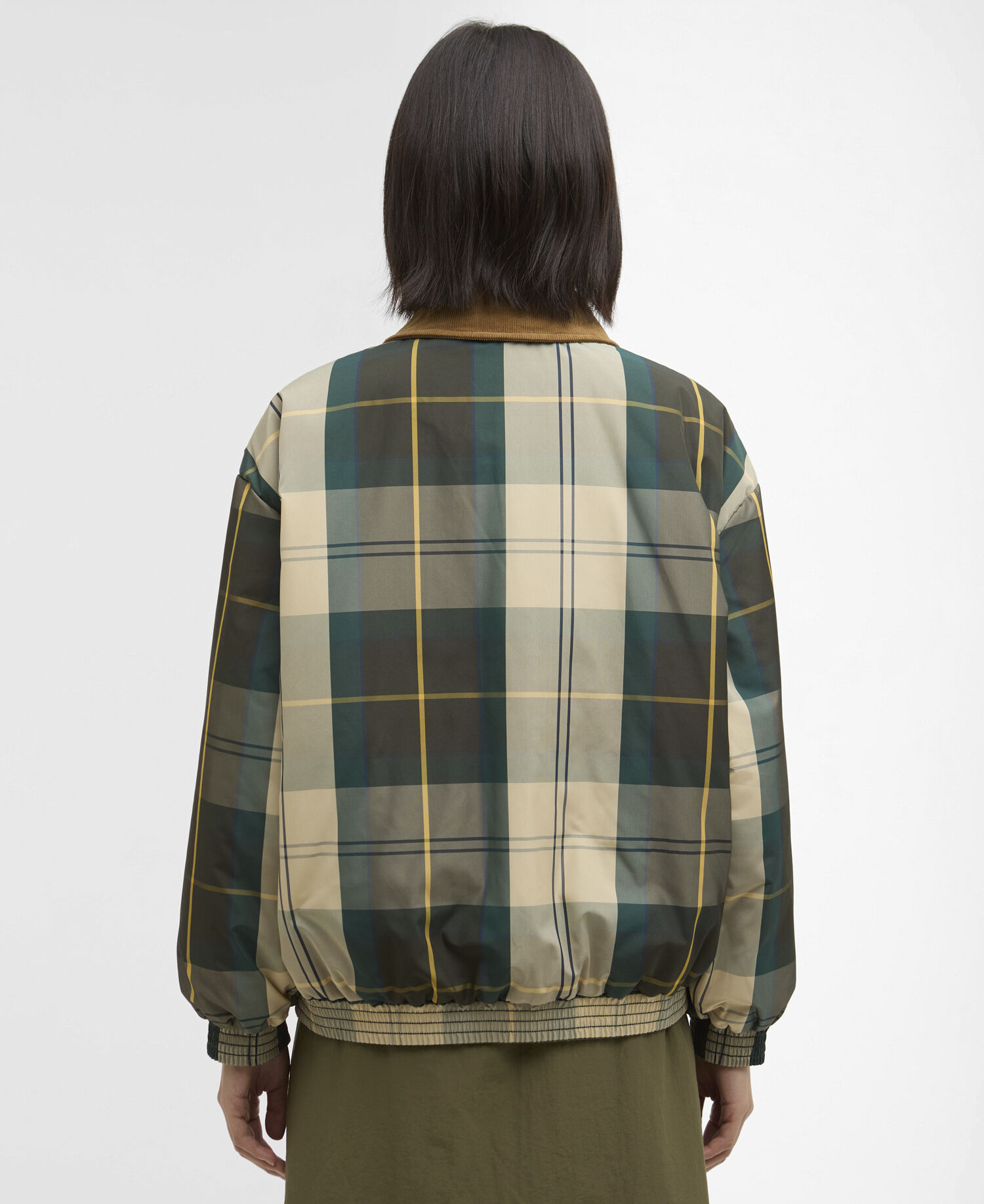 Giacca casual reversibile Maureen Burnt Olive/Ancient