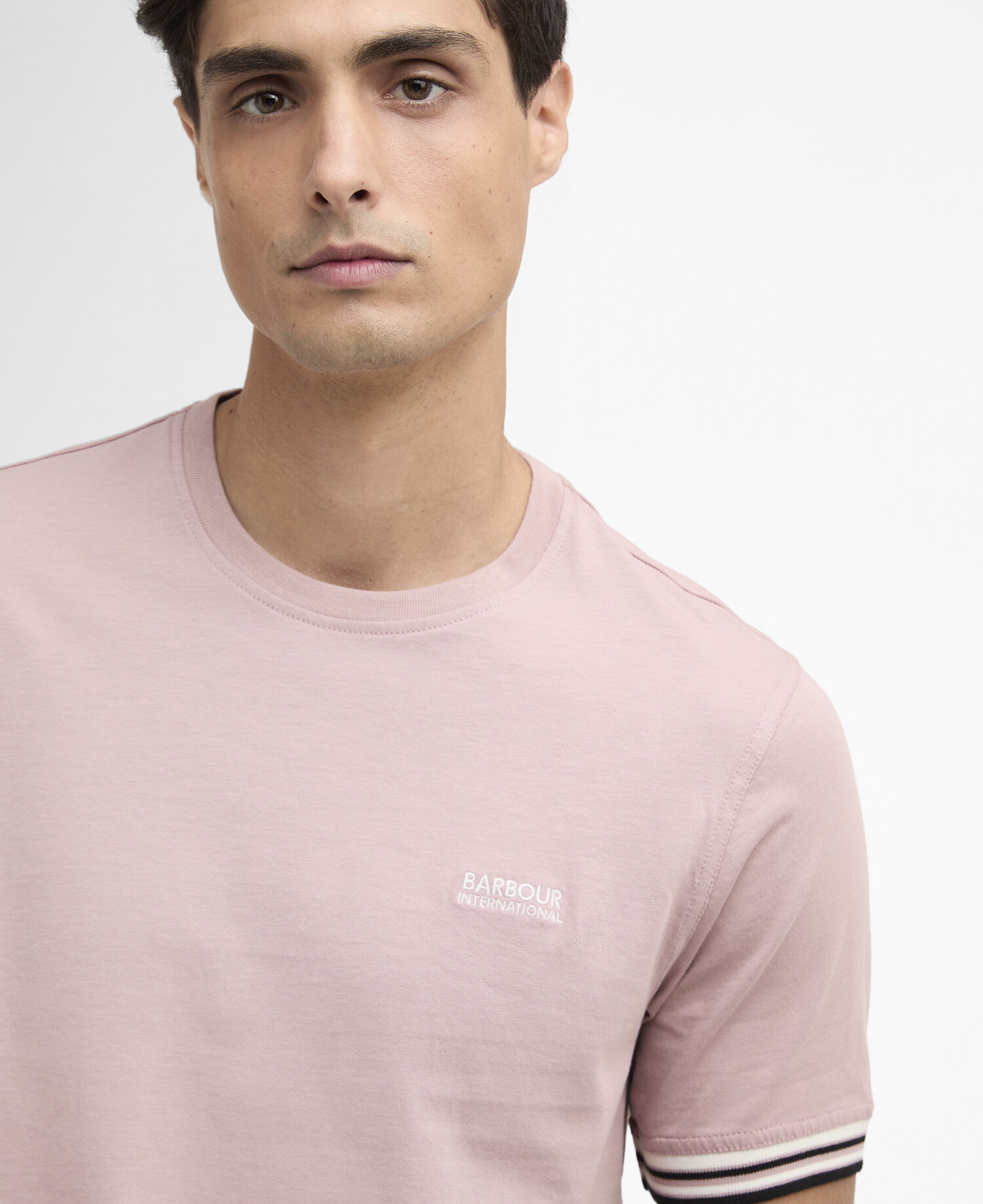 Burnwood Tipped Cuff T-Shirt Woodrose