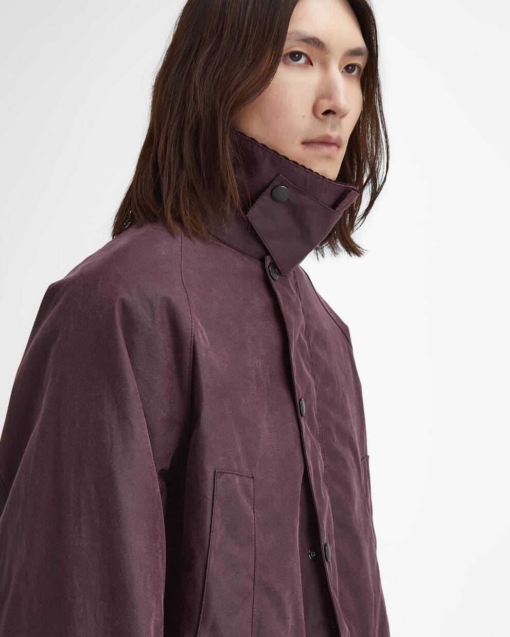 Oversized Bedale Waxed Jacket