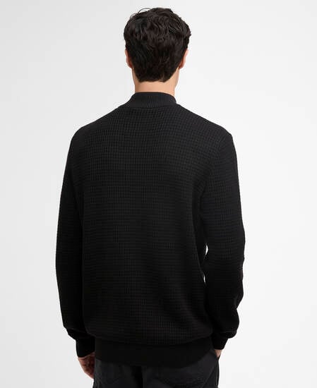 Herring Quarter-Zip Jumper Black