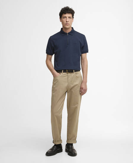 Polo Hockham leggermente aderente Navy