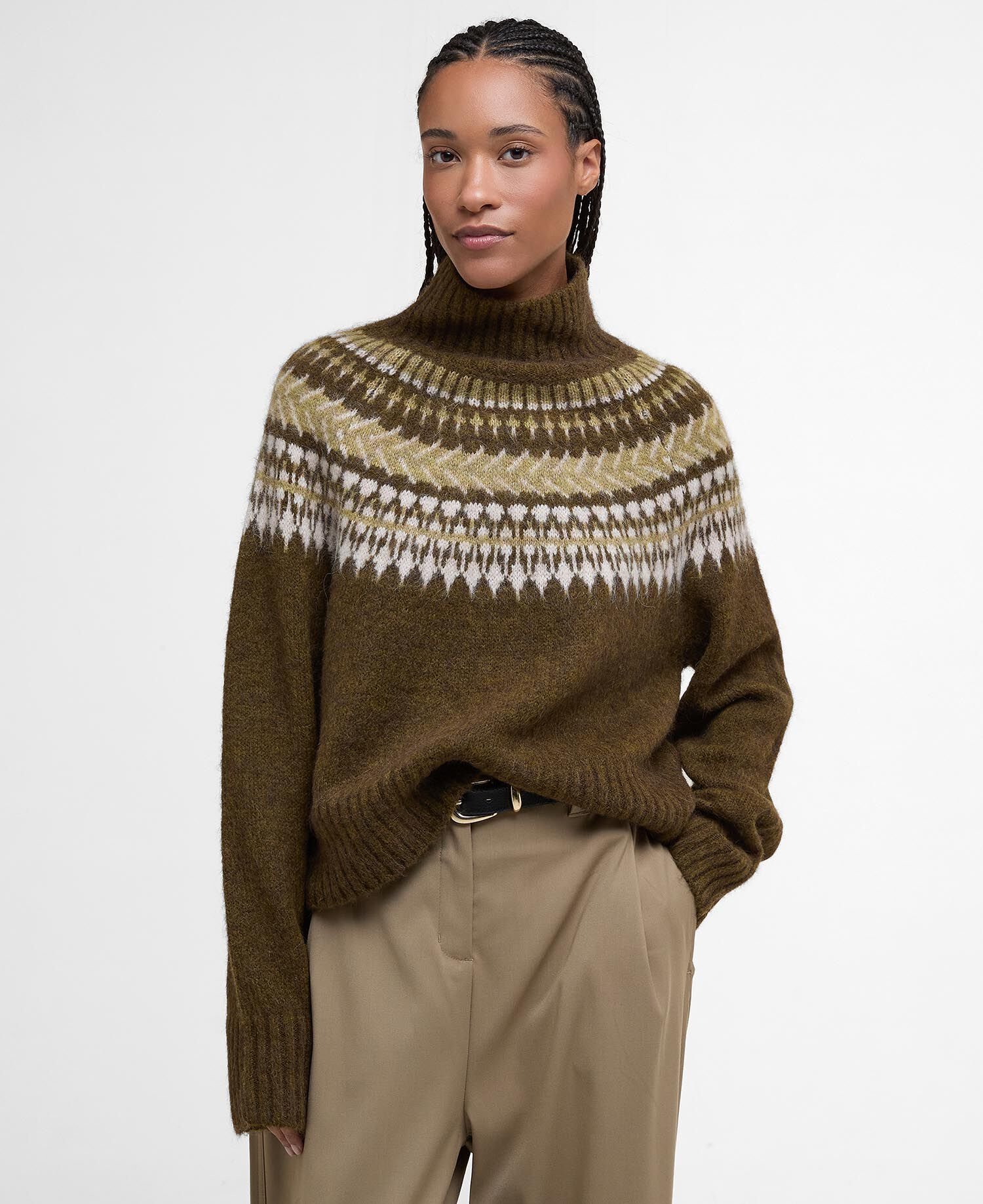 Buy Lorrie Fair Isle Roll-Neck Jumper for USD 370.00 | BARBOUR_US