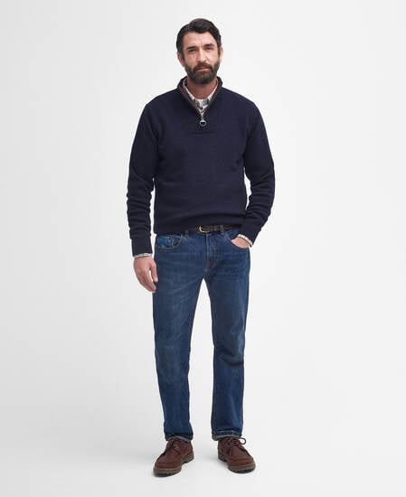 Nelson Essential Half-Zip Jumper Classic Navy