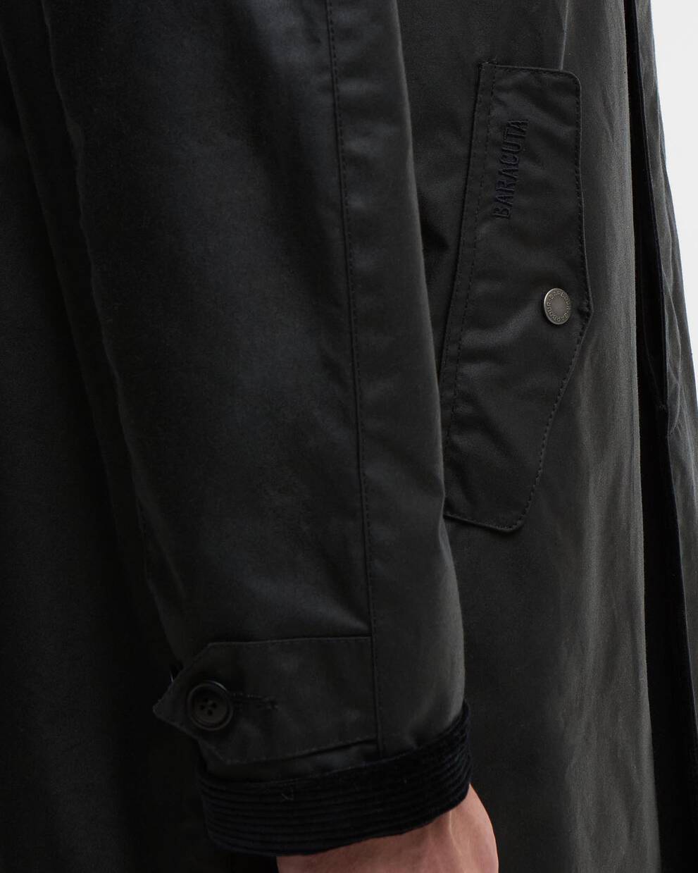 Barbour x Baracuta Car Coat Tyne Waxed