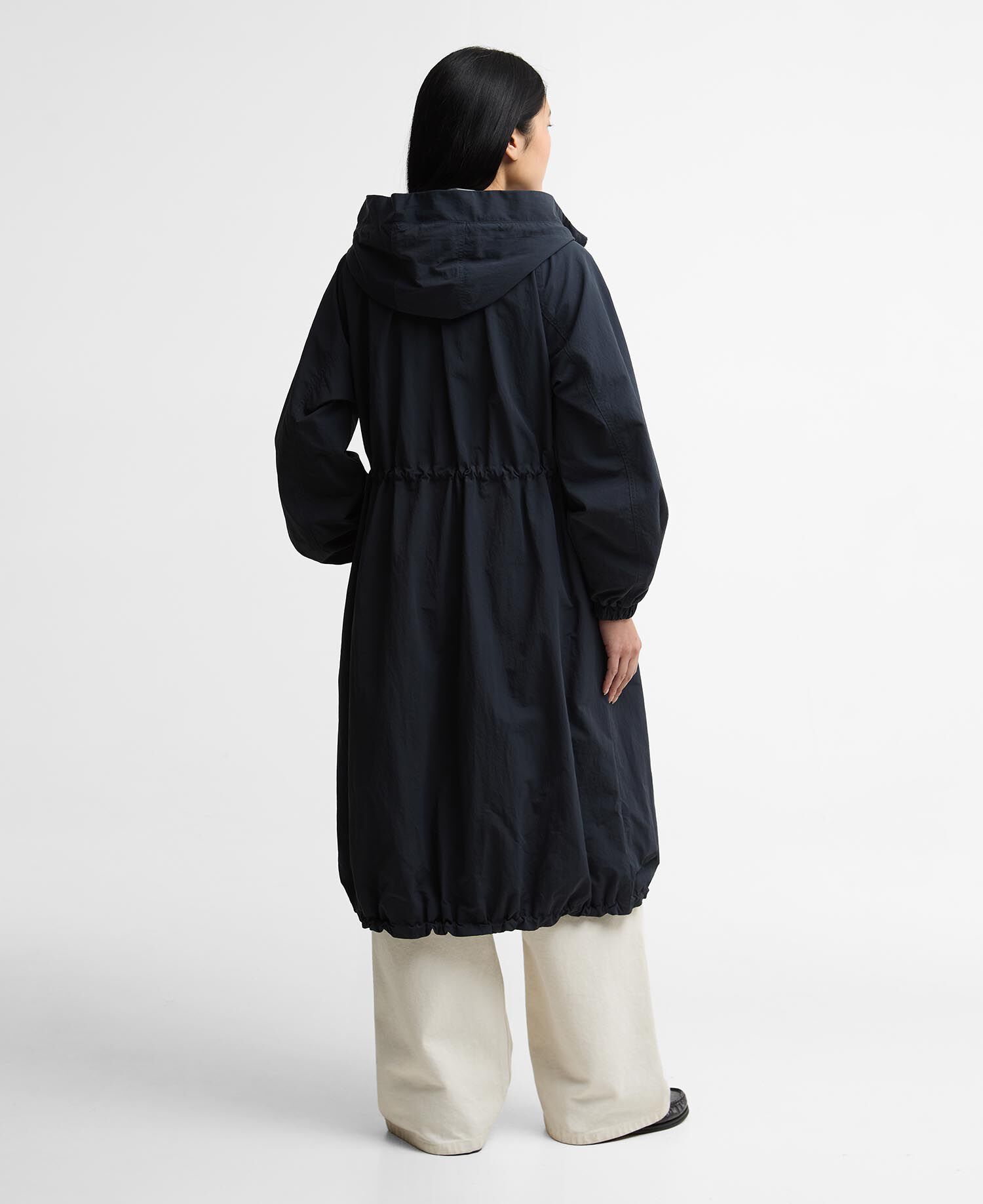 Kempsey Showerproof Parka Dark Navy/Dress Navy Tartan