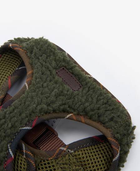 Fleece Dog Harness Olive