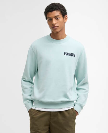 Livingstone Crew Neck Jumper Mint Blue