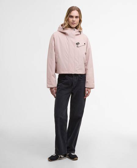 Atlanta Cropped Waterproof Jacket Rose Quartz