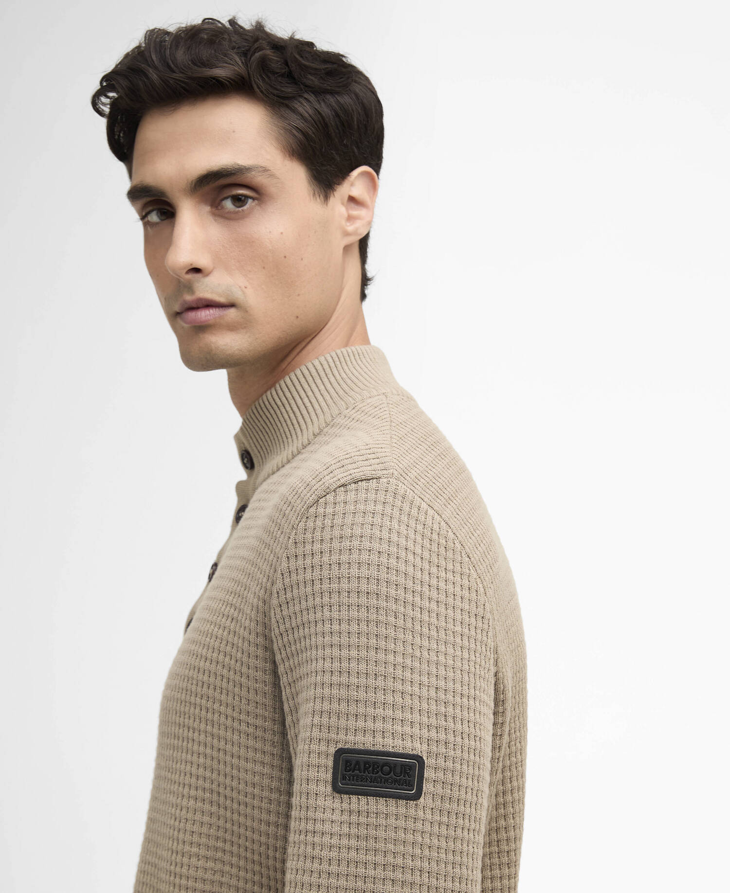 Herring Quarter-Zip Jumper Coriander image number 3