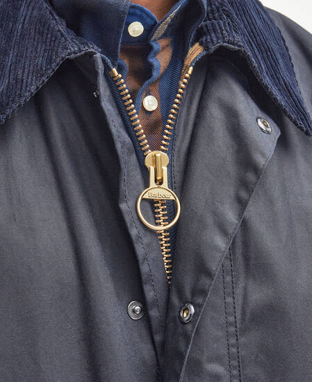 Border® Waxed Jacket Classic Navy