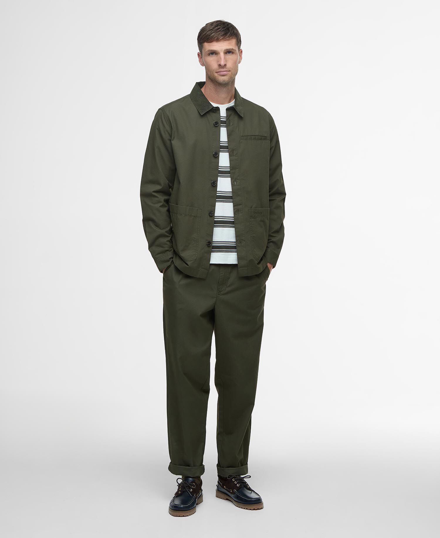 Cole Relaxed Trousers Olive