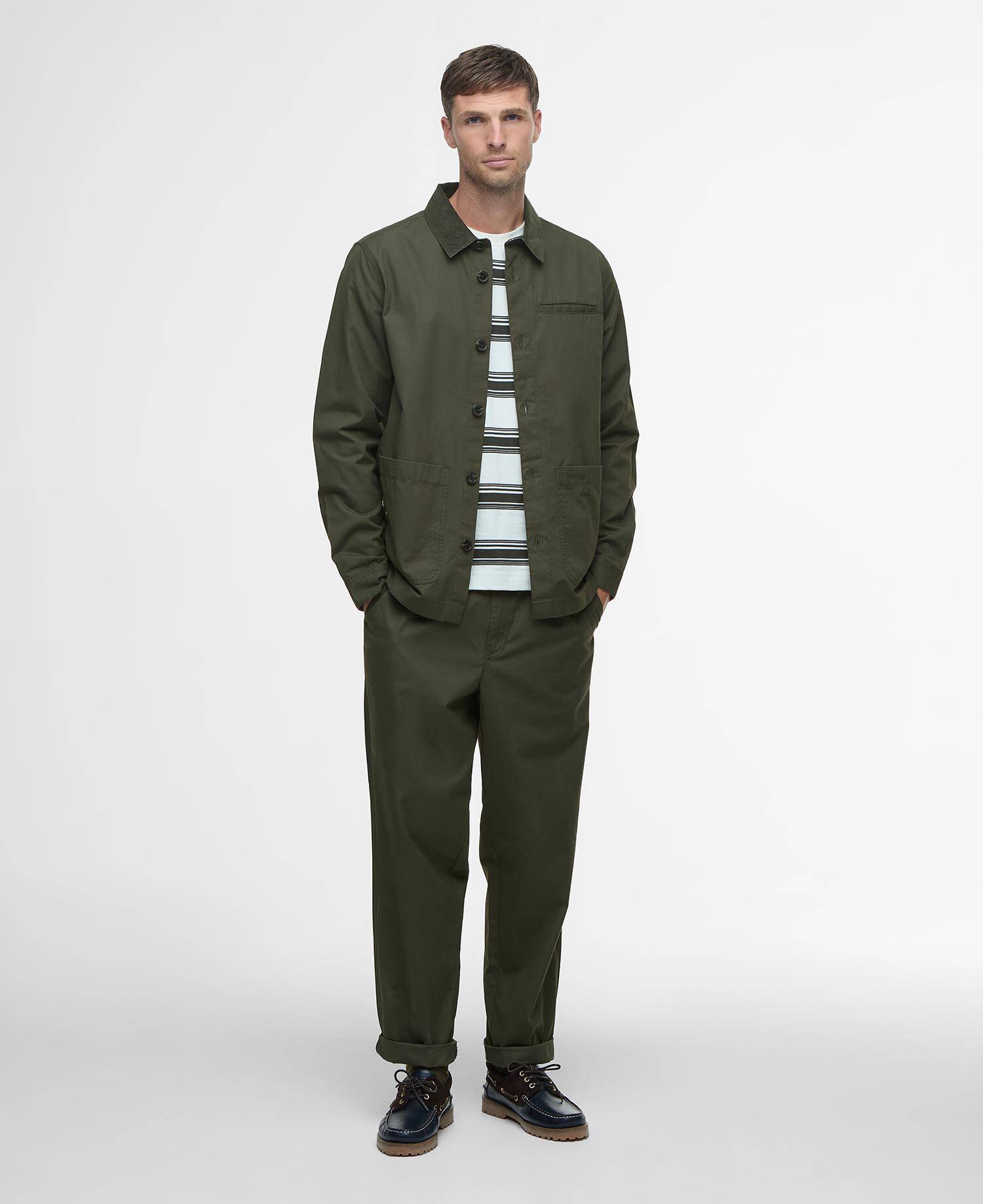 Cole Relaxed Trousers Olive image number 0