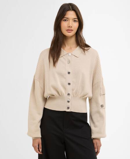 Gigi Knitted Bomber Cement