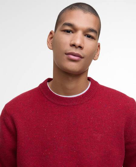 Tainsbury Crew Neck Jumper Red