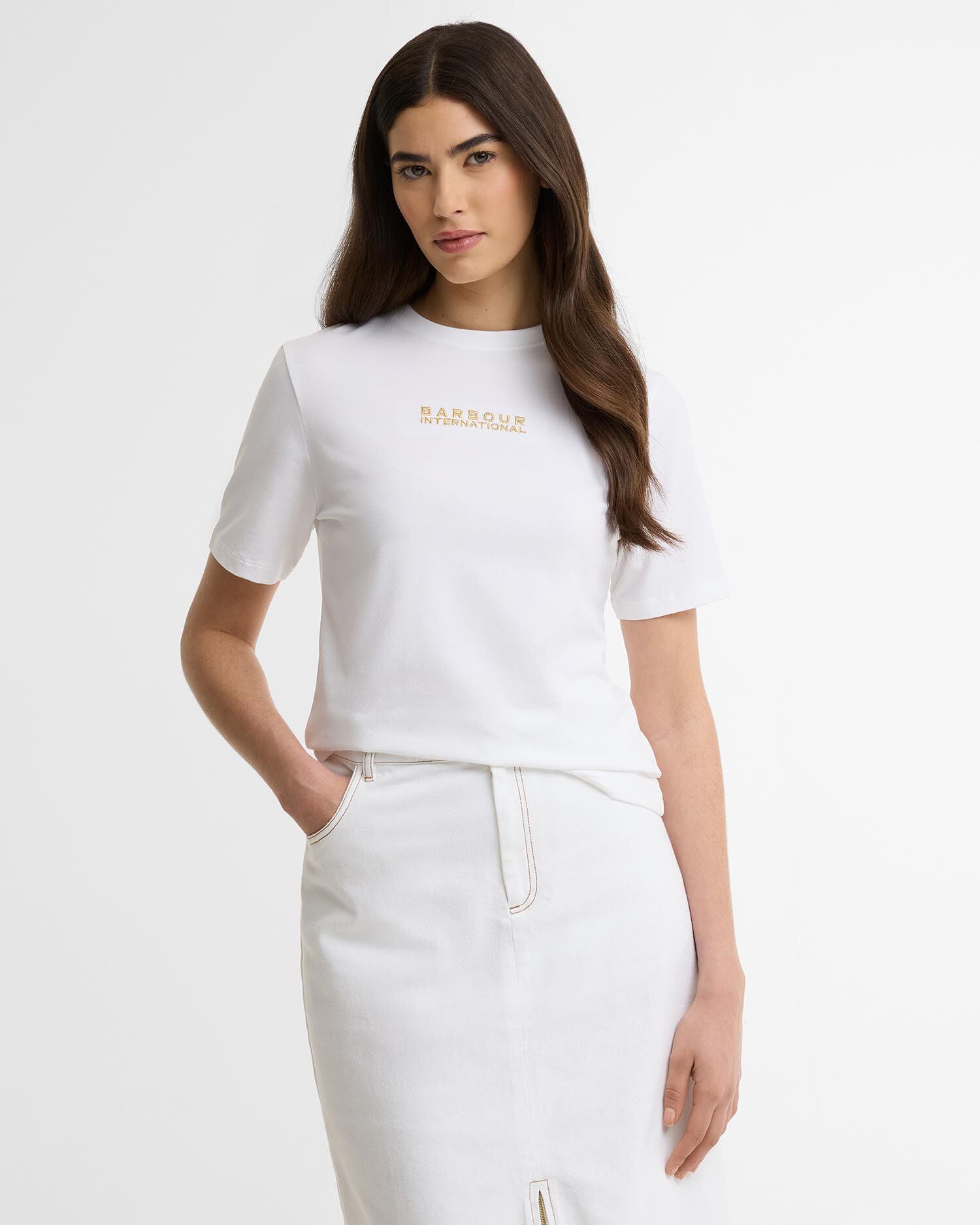 T-shirt Nova con logo White