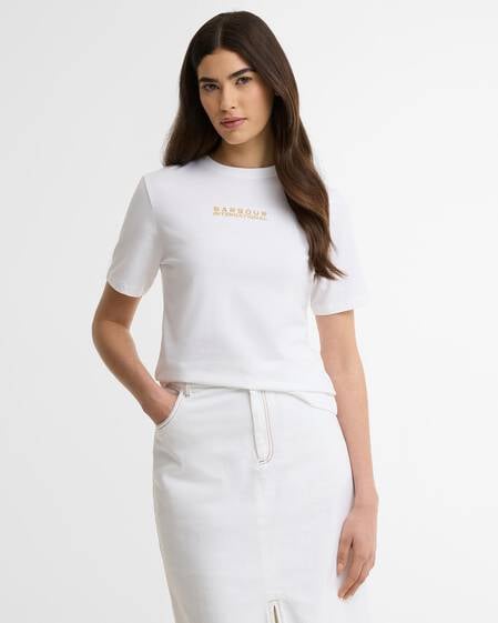 T-shirt Nova con logo White