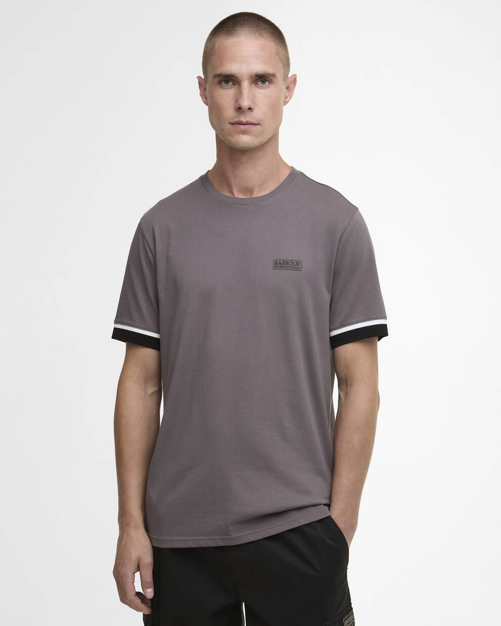 Deep Cuff Evan Tipped T-Shirt