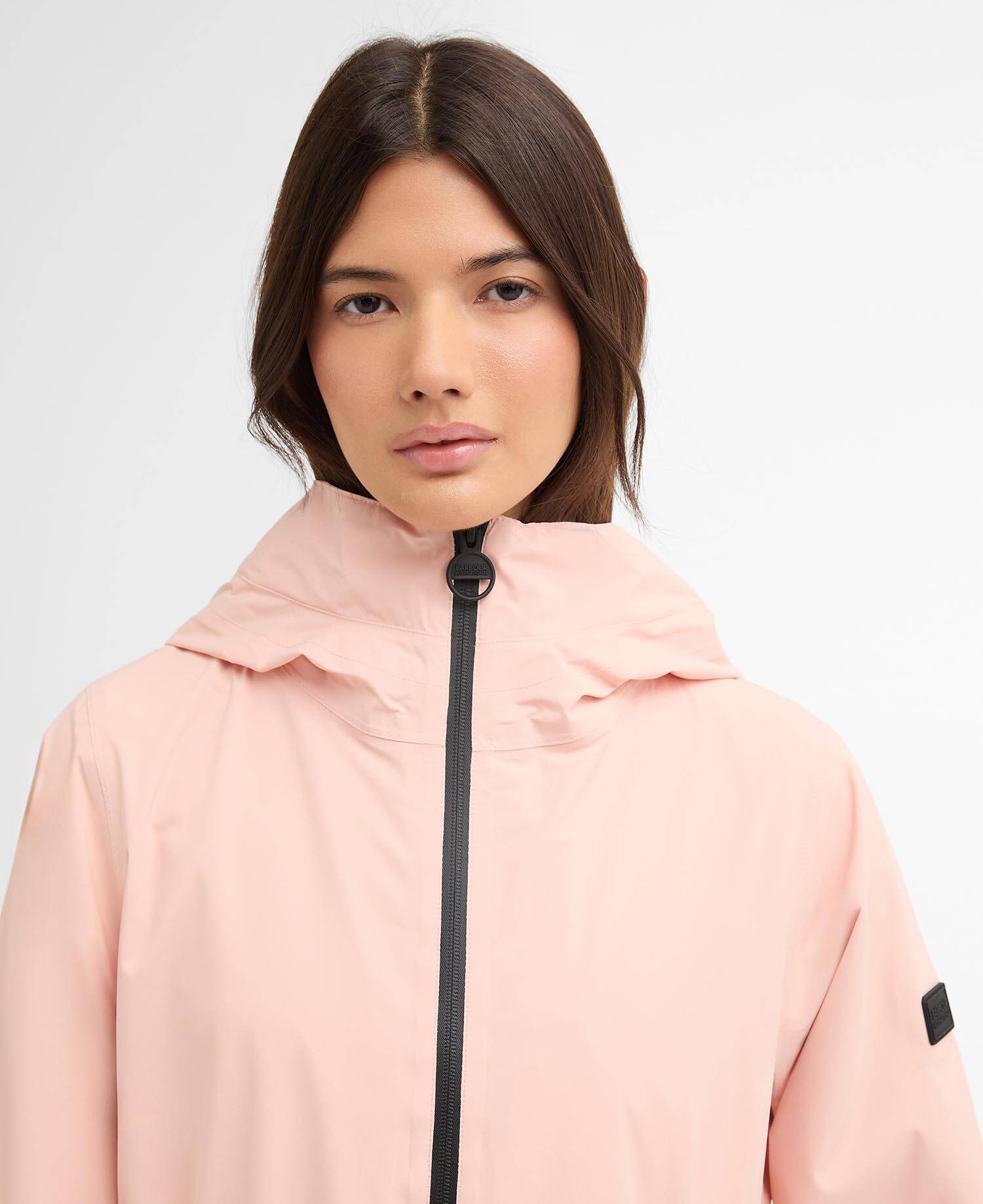 Kyra Longline Waterproof Jacket Desert Pink image number 3
