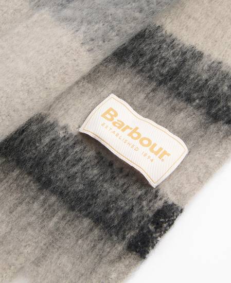 Sciarpa Isla Tartan Boucle Monochrome Tartan