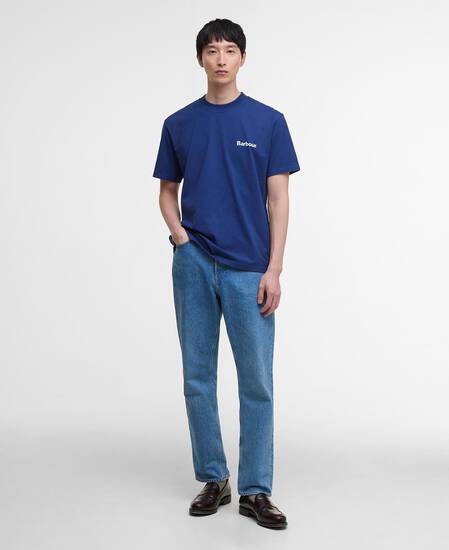 Bowery Oversized Graphic T-Shirt Inky Blue