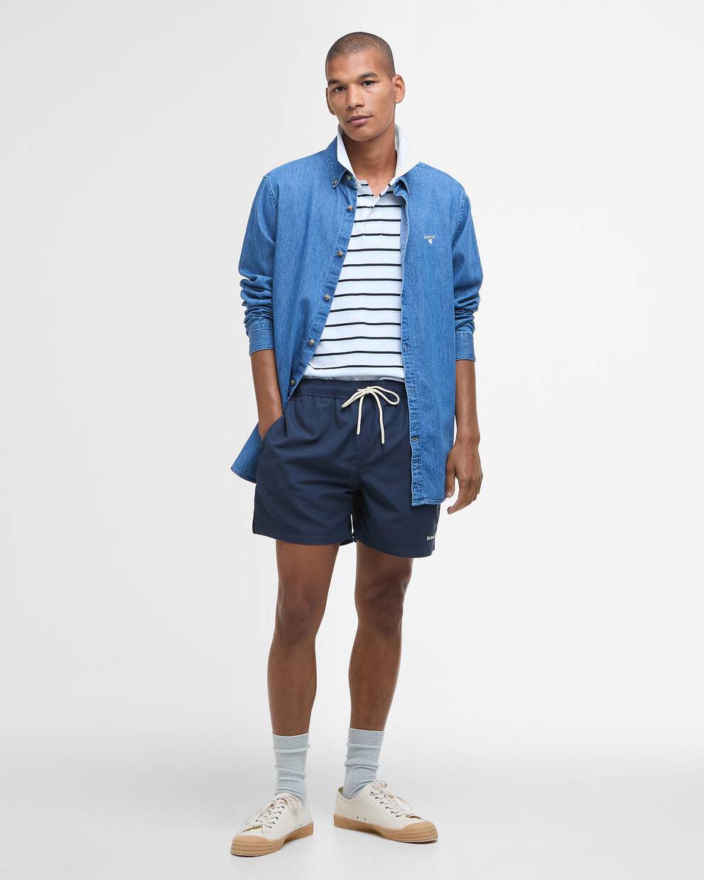 Costume da bagno Staple da 18 cm con logo