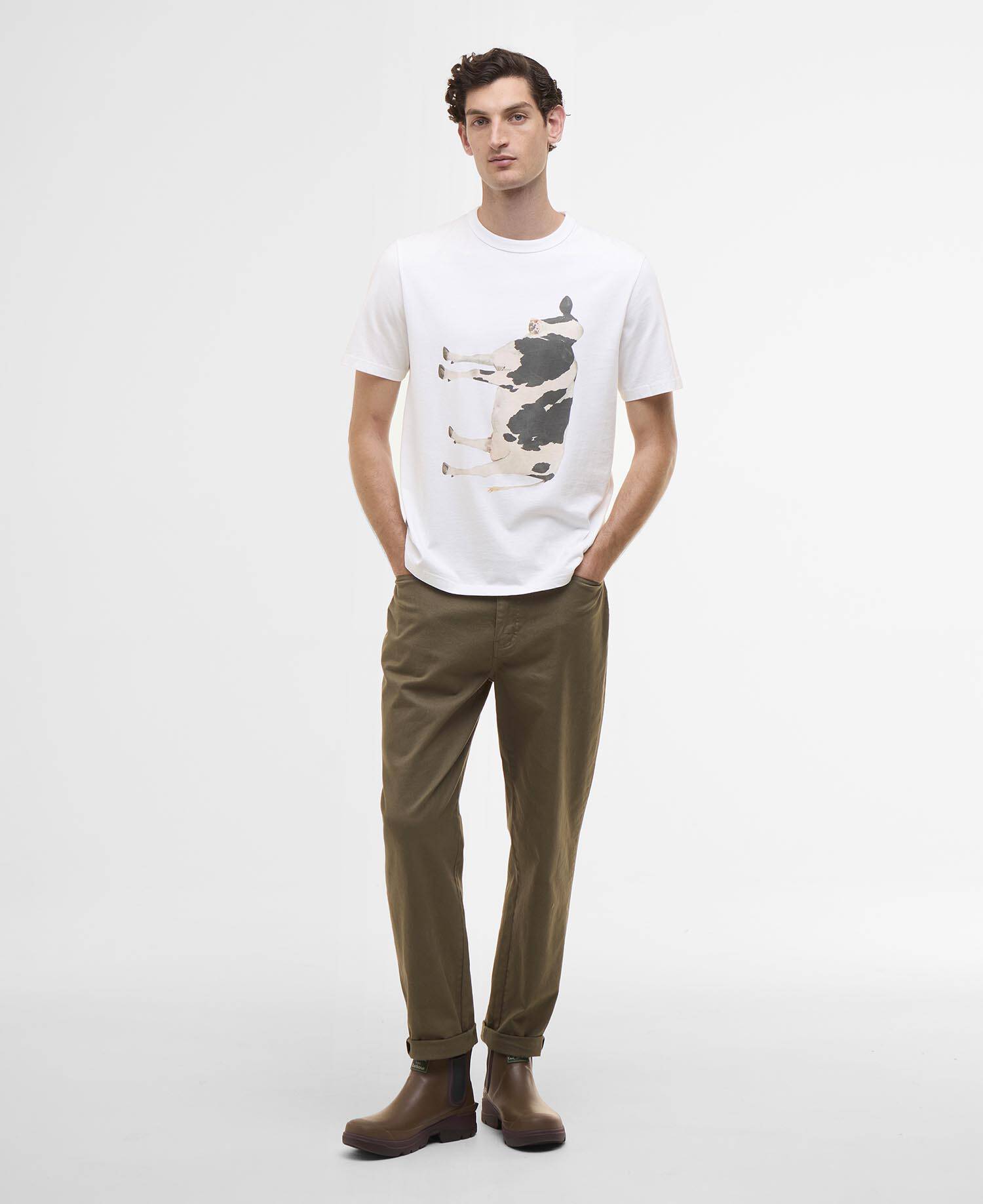 Paul Smith loves Barbour T-Shirt image number 3